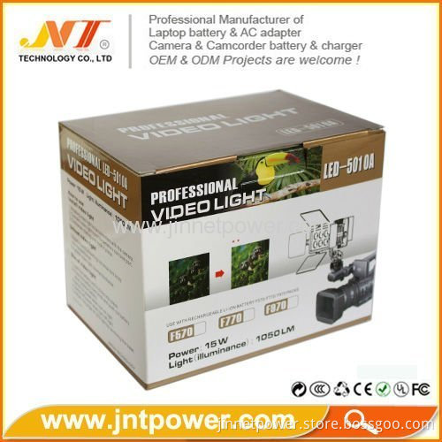 Best Video Lighting Kits Led-5010a With 6pcs Leds For Canon Panasonic Camera 